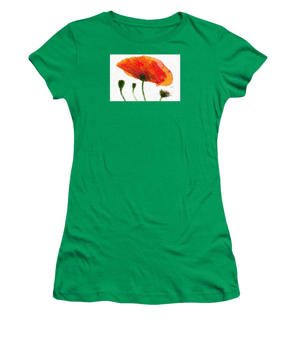 Women's T-Shirt (Junior Cut) - Abstract Flower 0723