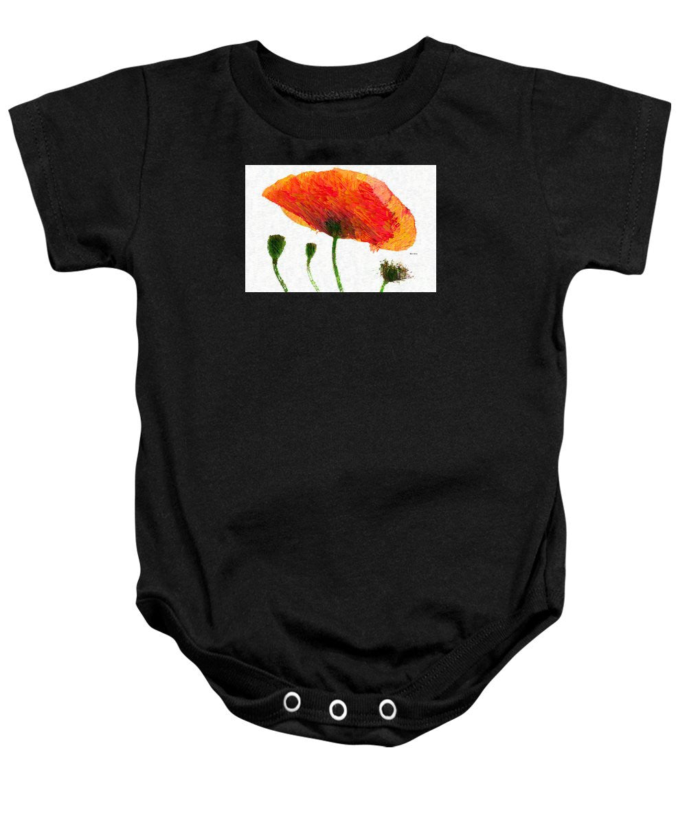 Baby Onesie - Abstract Flower 0723