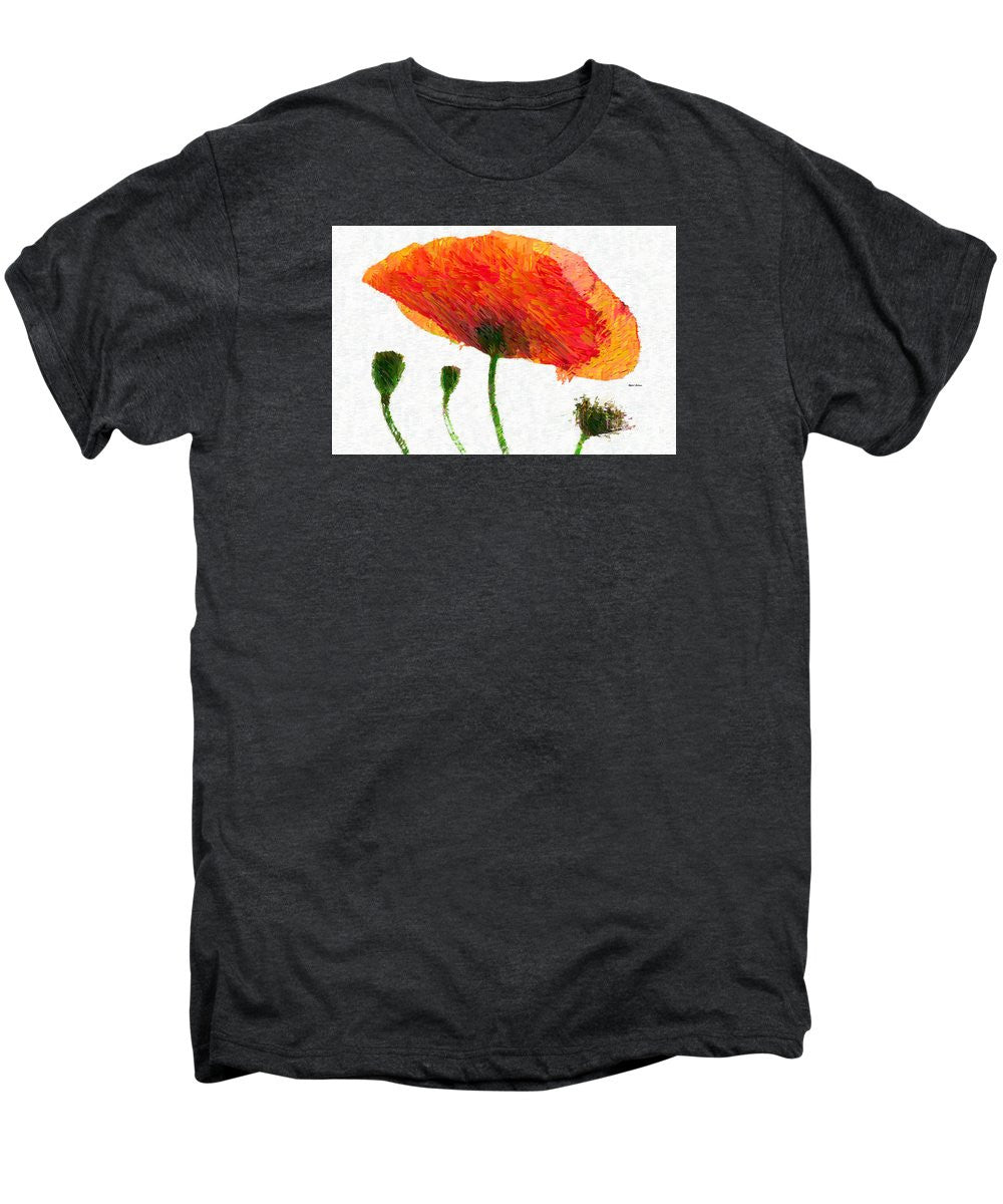 Men's Premium T-Shirt - Abstract Flower 0723