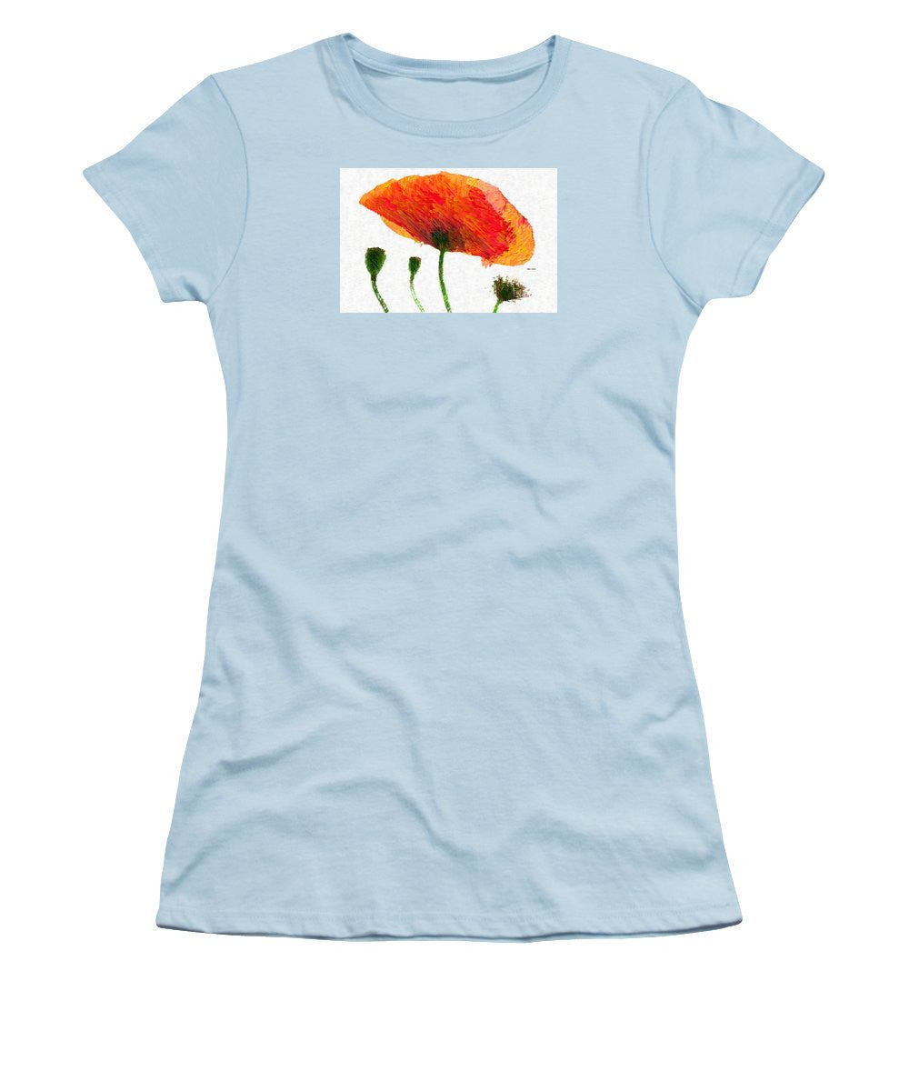 Women's T-Shirt (Junior Cut) - Abstract Flower 0723