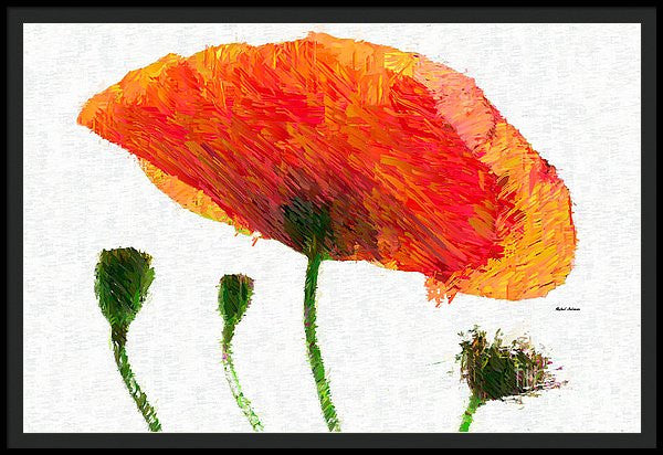 Framed Print - Abstract Flower 0723