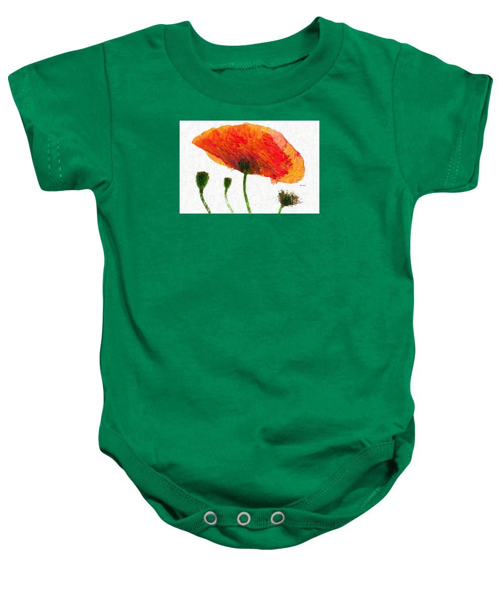 Baby Onesie - Abstract Flower 0723