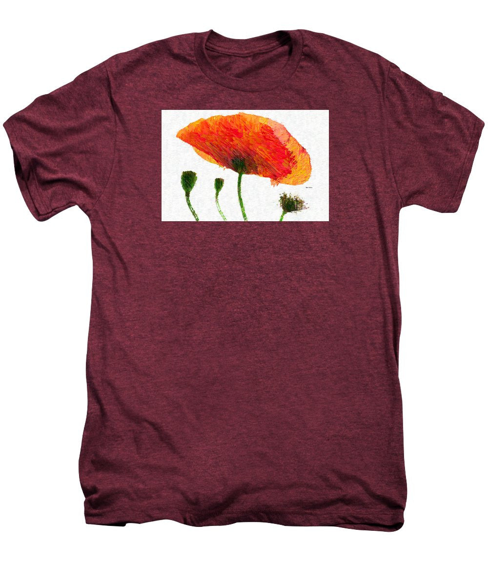 Men's Premium T-Shirt - Abstract Flower 0723