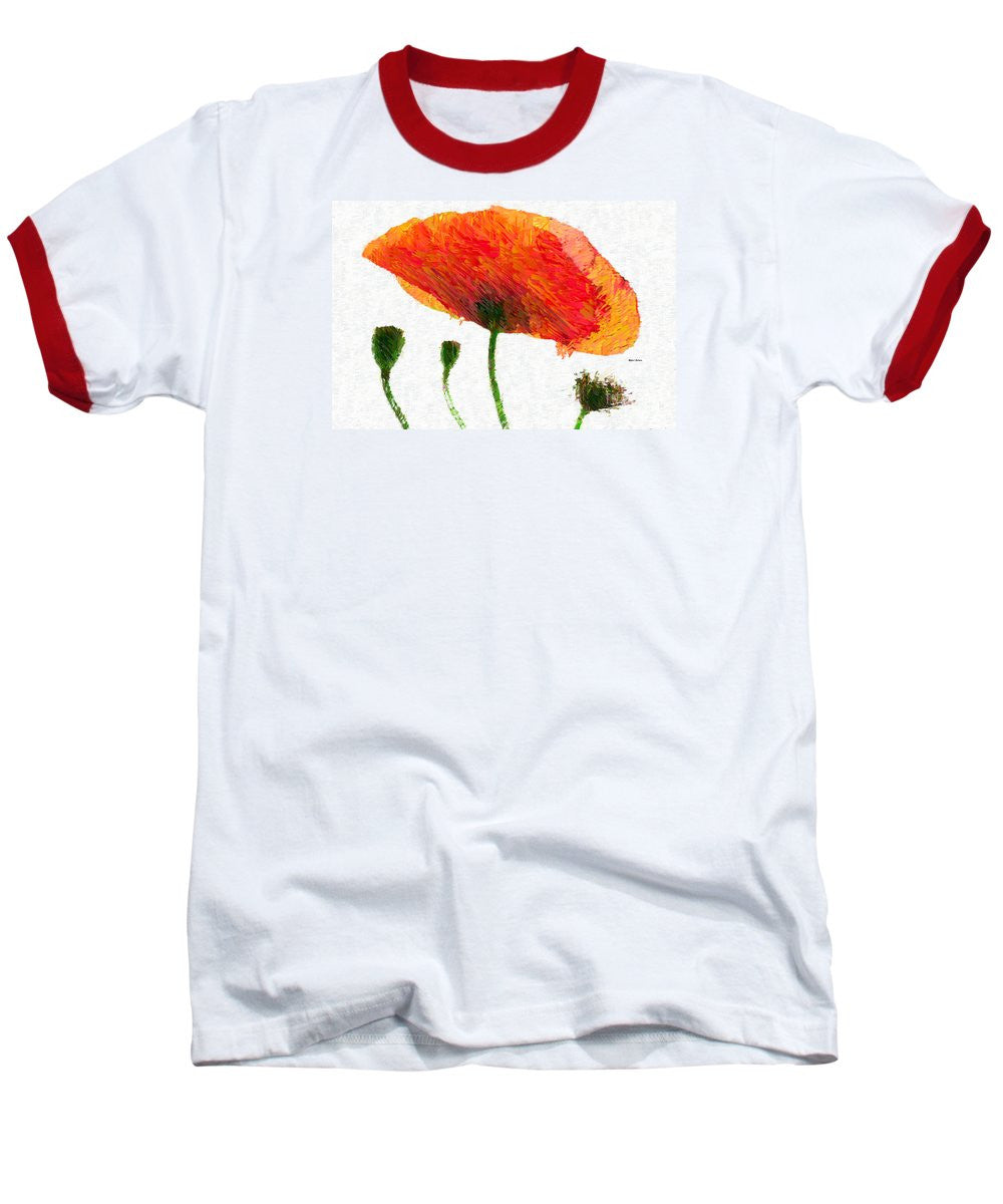 Baseball T-Shirt - Abstract Flower 0723