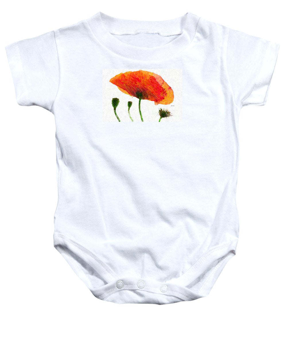 Baby Onesie - Abstract Flower 0723