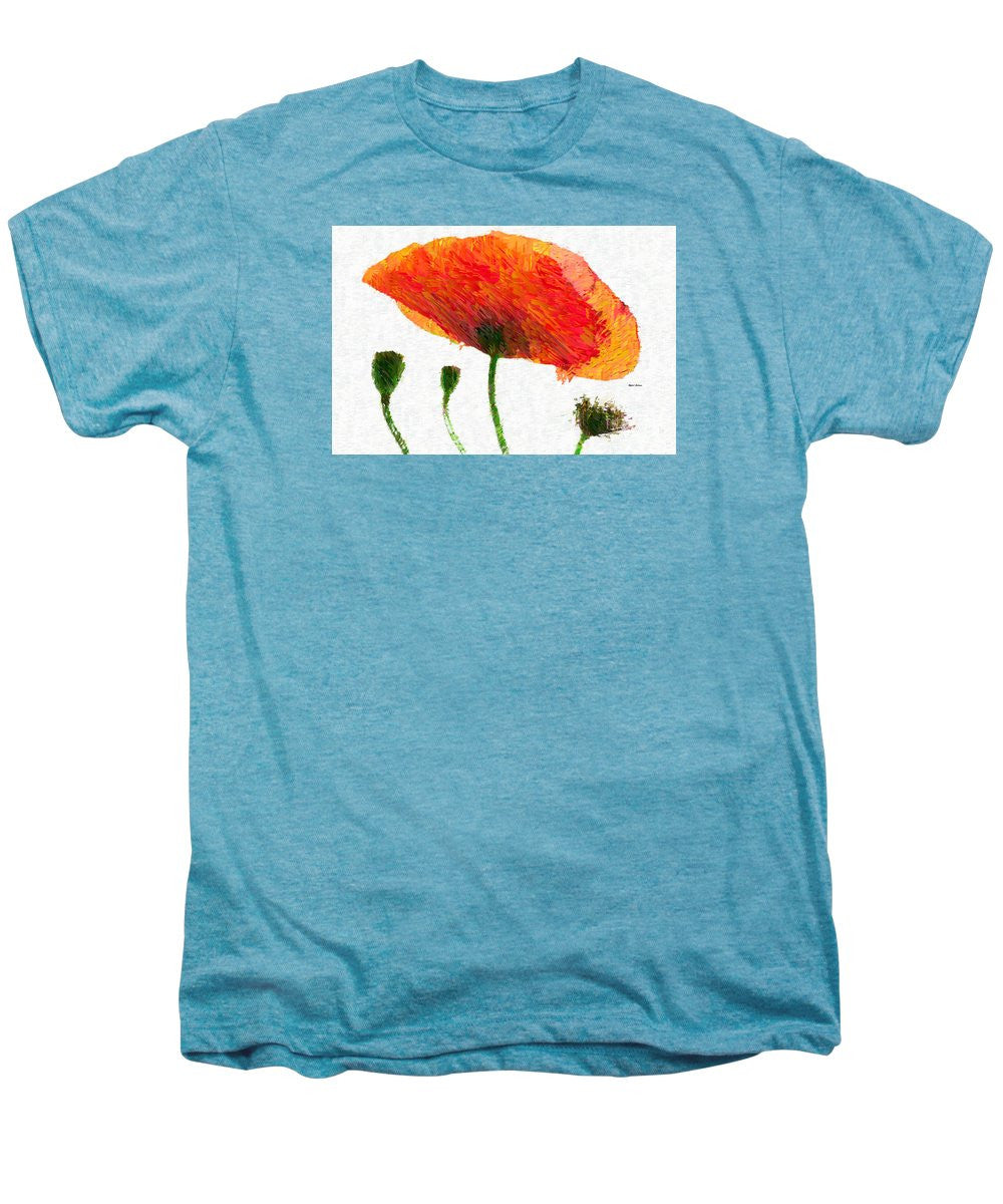 Men's Premium T-Shirt - Abstract Flower 0723