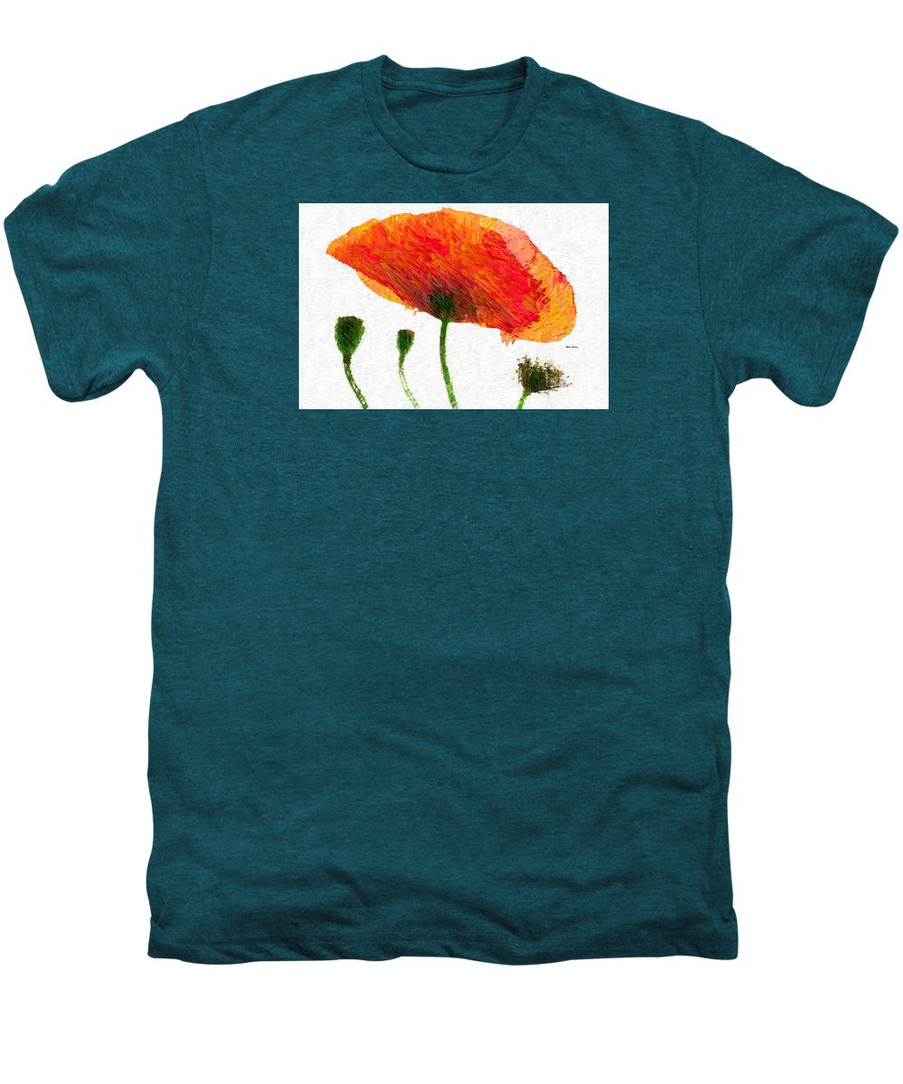 Men's Premium T-Shirt - Abstract Flower 0723