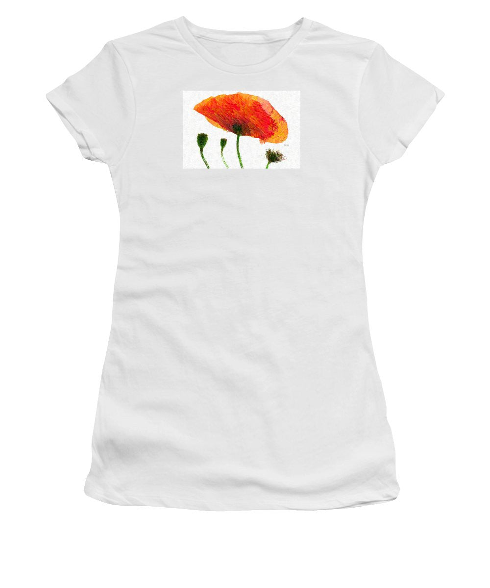 Women's T-Shirt (Junior Cut) - Abstract Flower 0723