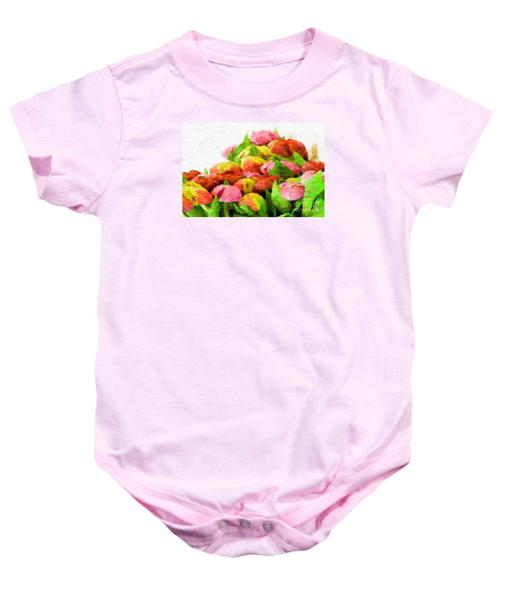 Baby Onesie - Abstract Flower 0727