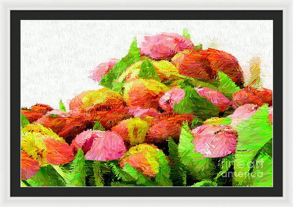 Framed Print - Abstract Flower 0727