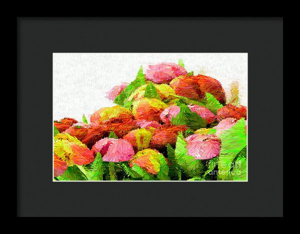 Framed Print - Abstract Flower 0727