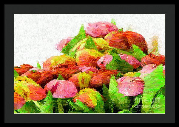 Framed Print - Abstract Flower 0727