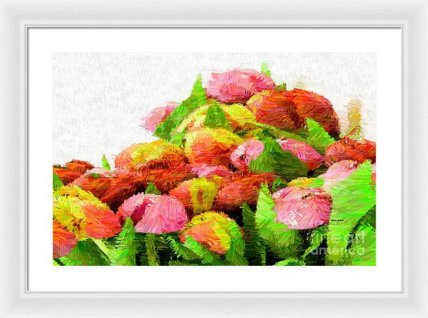 Framed Print - Abstract Flower 0727