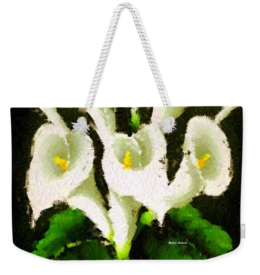 Weekender Tote Bag - Abstract Flower 079