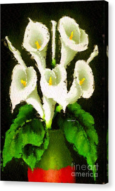 Impression sur toile - Fleur abstraite 079