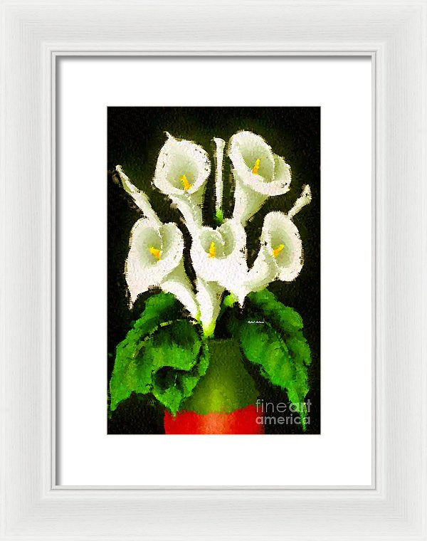 Framed Print - Abstract Flower 079