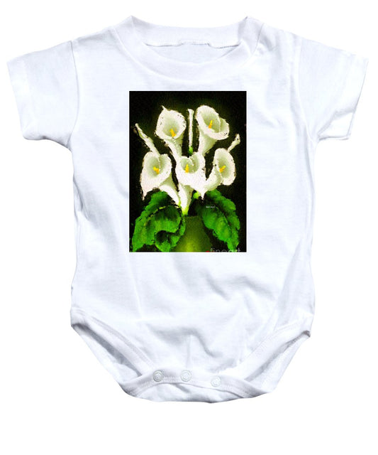 Baby Onesie - Abstract Flower 079