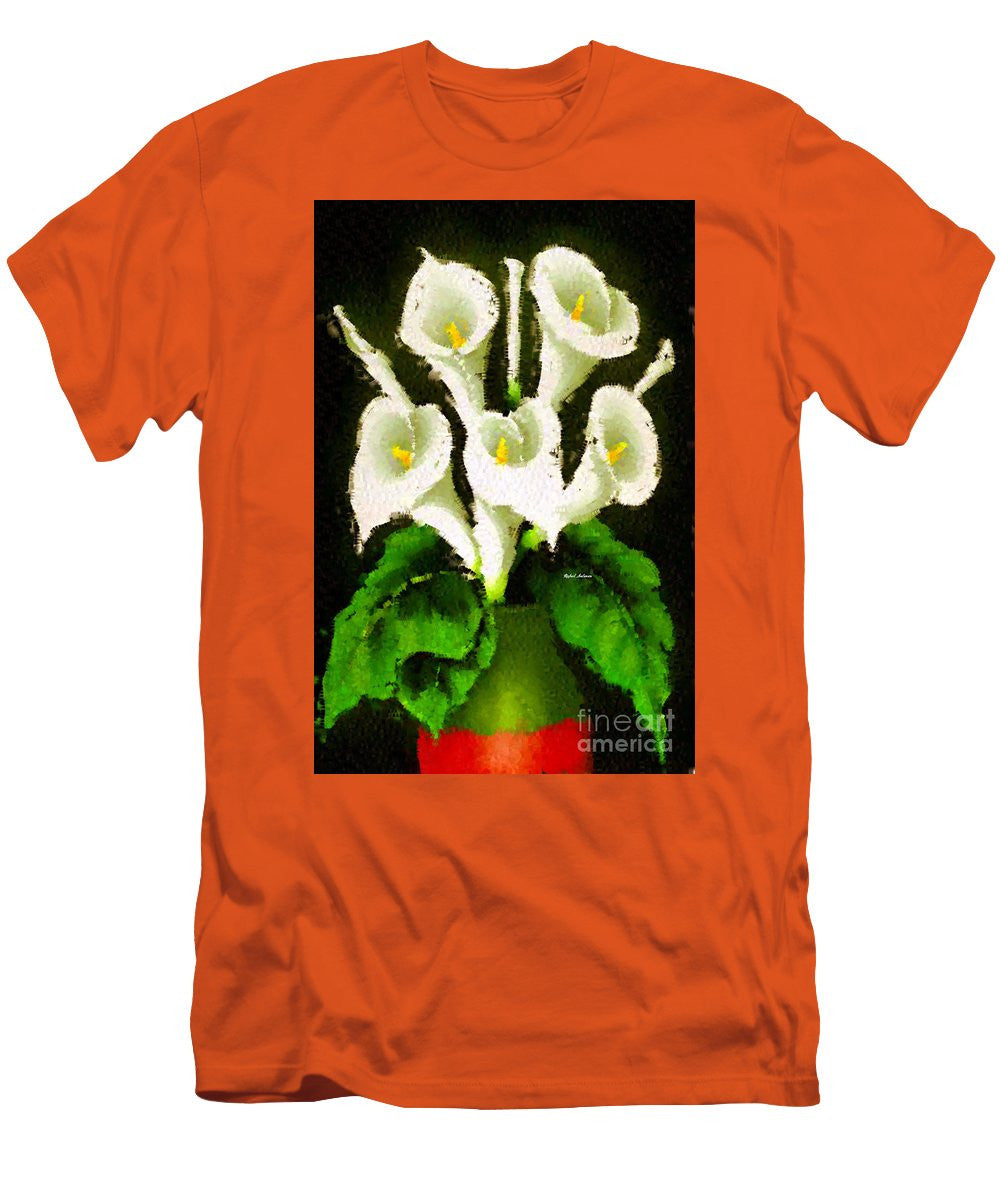 Men's T-Shirt (Slim Fit) - Abstract Flower 079