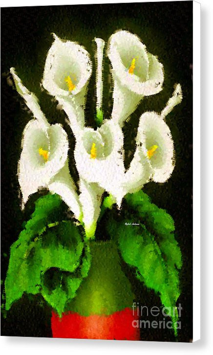 Impression sur toile - Fleur abstraite 079