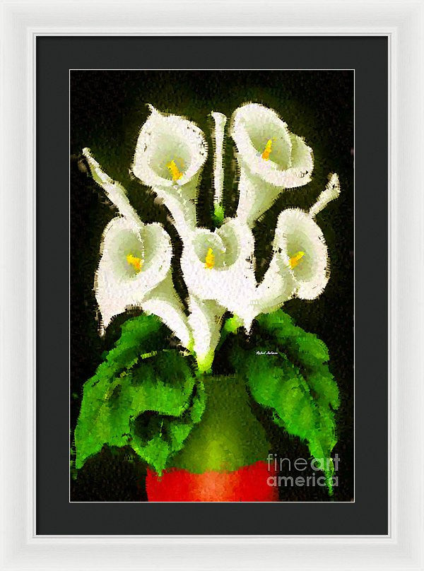 Framed Print - Abstract Flower 079