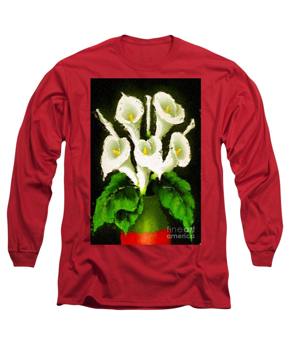 Long Sleeve T-Shirt - Abstract Flower 079