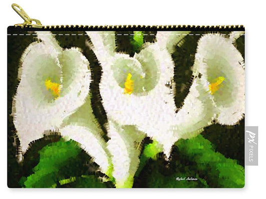 Carry-All Pouch - Abstract Flower 079