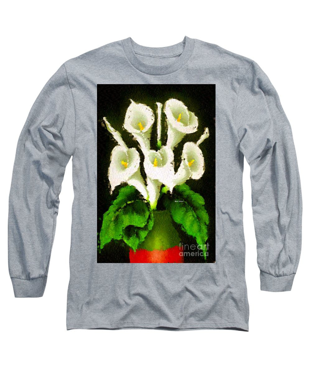 Long Sleeve T-Shirt - Abstract Flower 079