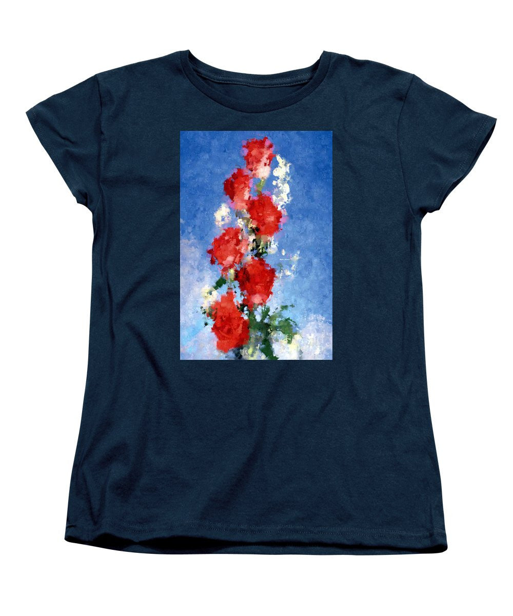 Women's T-Shirt (Standard Cut) - Abstract Flower 0792
