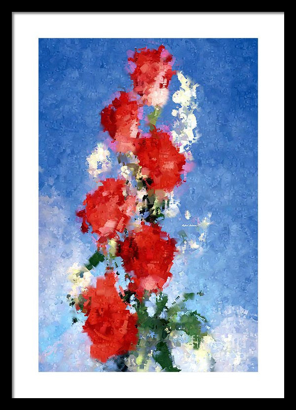 Framed Print - Abstract Flower 0792