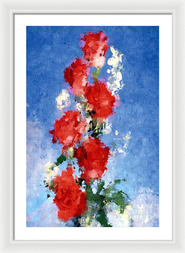 Framed Print - Abstract Flower 0792