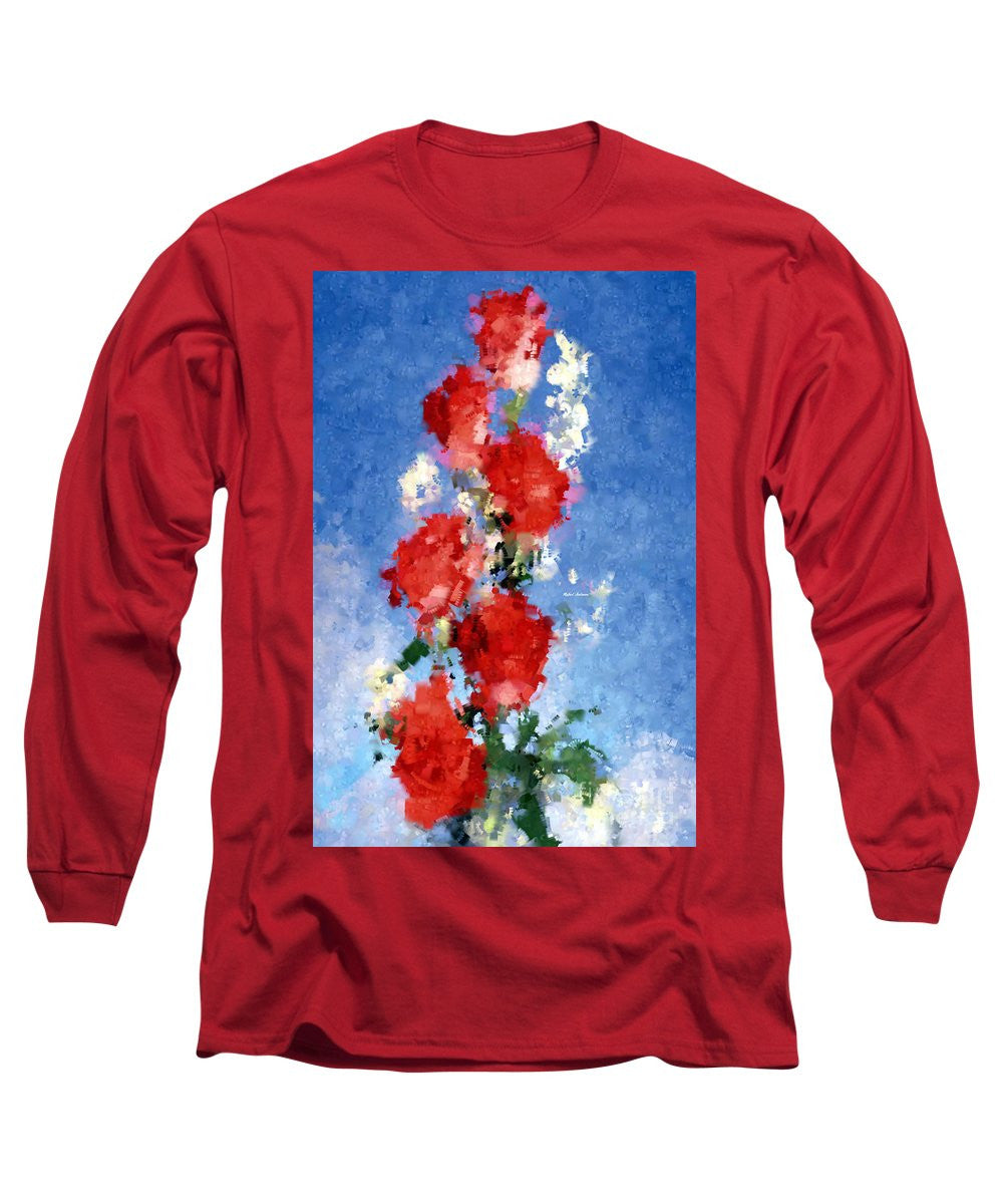 Long Sleeve T-Shirt - Abstract Flower 0792