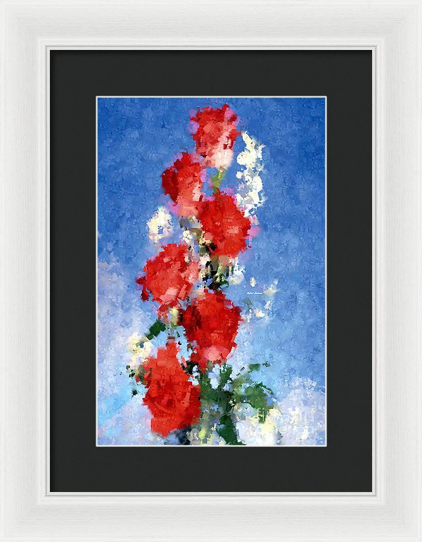 Framed Print - Abstract Flower 0792