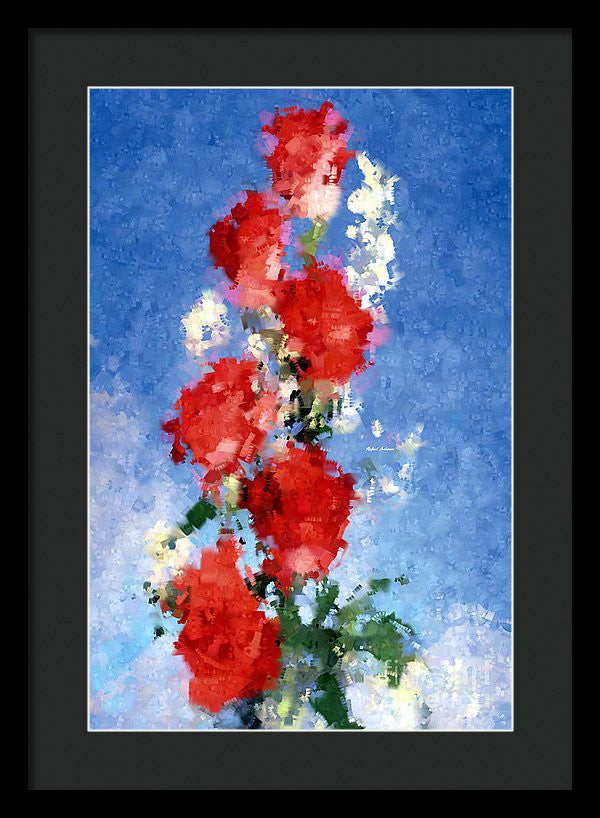 Framed Print - Abstract Flower 0792