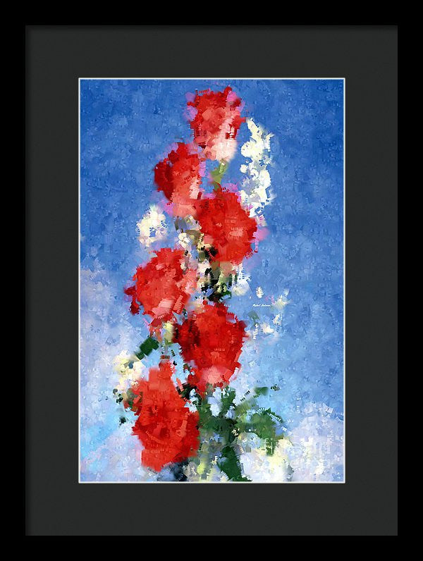 Framed Print - Abstract Flower 0792