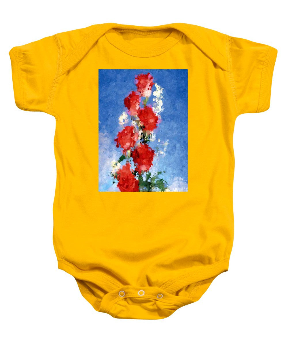 Baby Onesie - Abstract Flower 0792