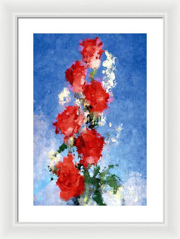 Framed Print - Abstract Flower 0792