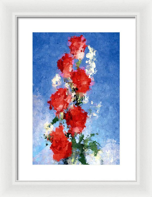 Framed Print - Abstract Flower 0792