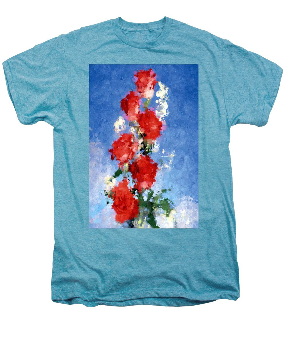 Men's Premium T-Shirt - Abstract Flower 0792