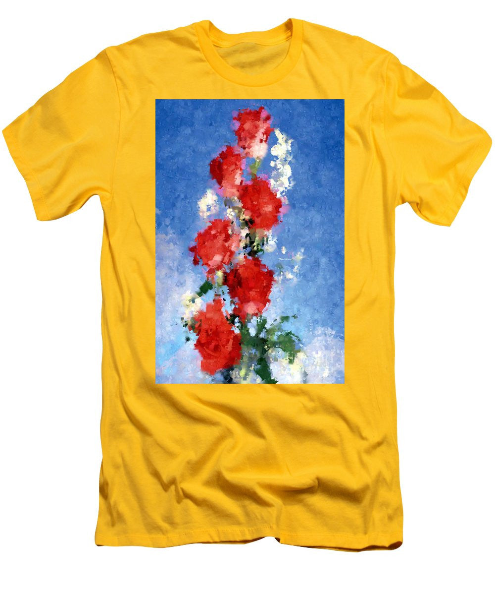 Men's T-Shirt (Slim Fit) - Abstract Flower 0792