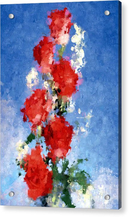 Acrylic Print - Abstract Flower 0792