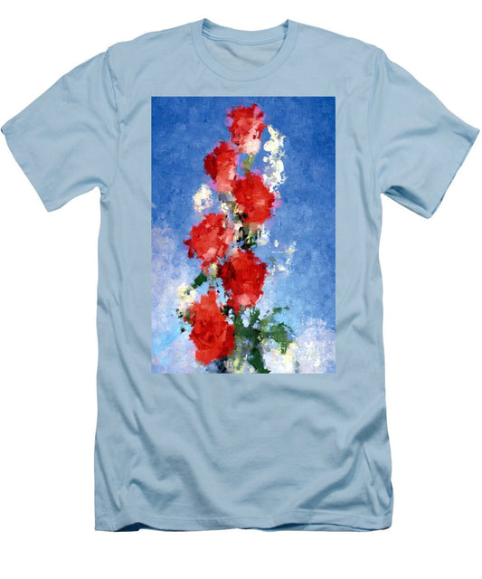 Men's T-Shirt (Slim Fit) - Abstract Flower 0792