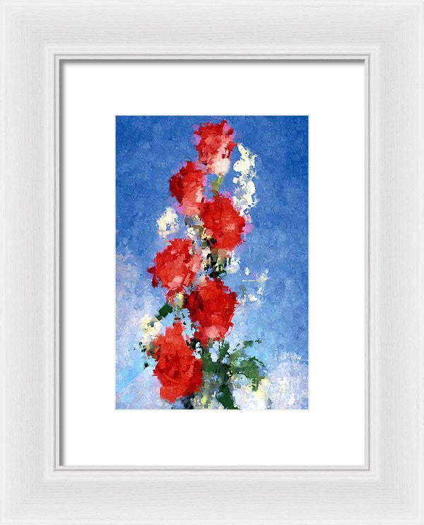 Framed Print - Abstract Flower 0792