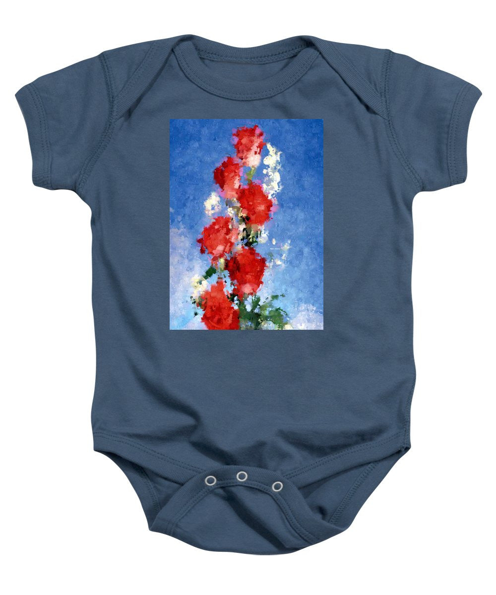 Baby Onesie - Abstract Flower 0792