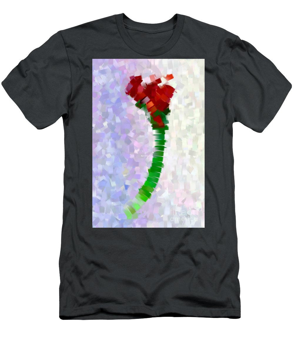 Men's T-Shirt (Slim Fit) - Abstract Flower 0793