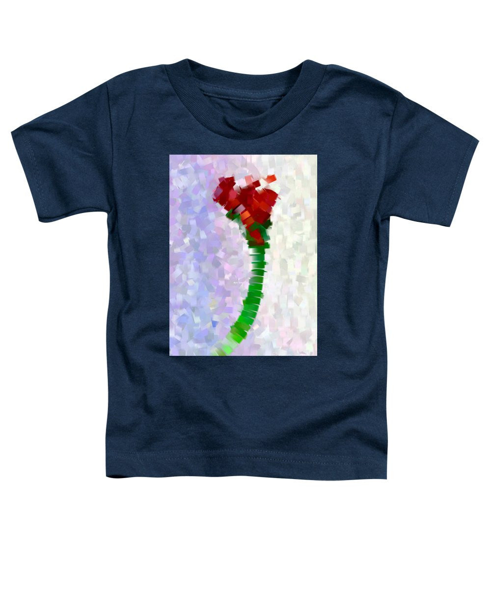 T-shirt pour tout-petits - Fleur abstraite 0793