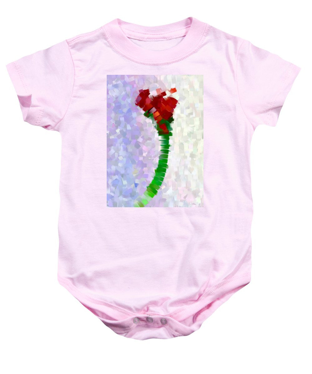 Baby Onesie - Abstract Flower 0793