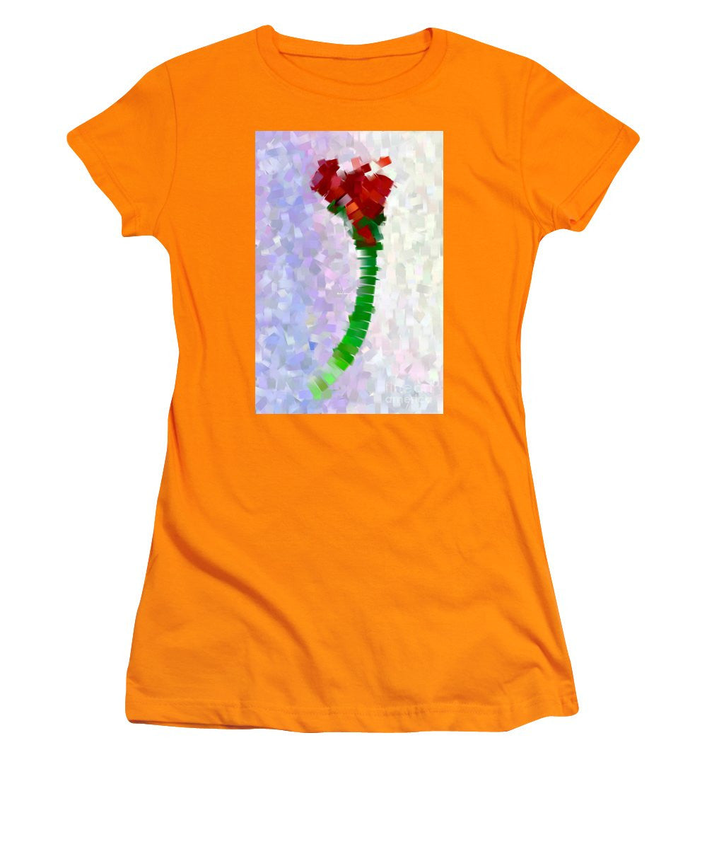 Women's T-Shirt (Junior Cut) - Abstract Flower 0793