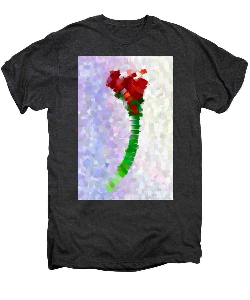 Men's Premium T-Shirt - Abstract Flower 0793