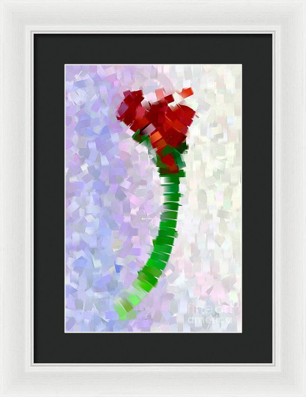 Framed Print - Abstract Flower 0793