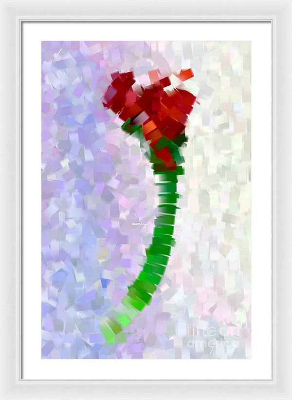 Framed Print - Abstract Flower 0793
